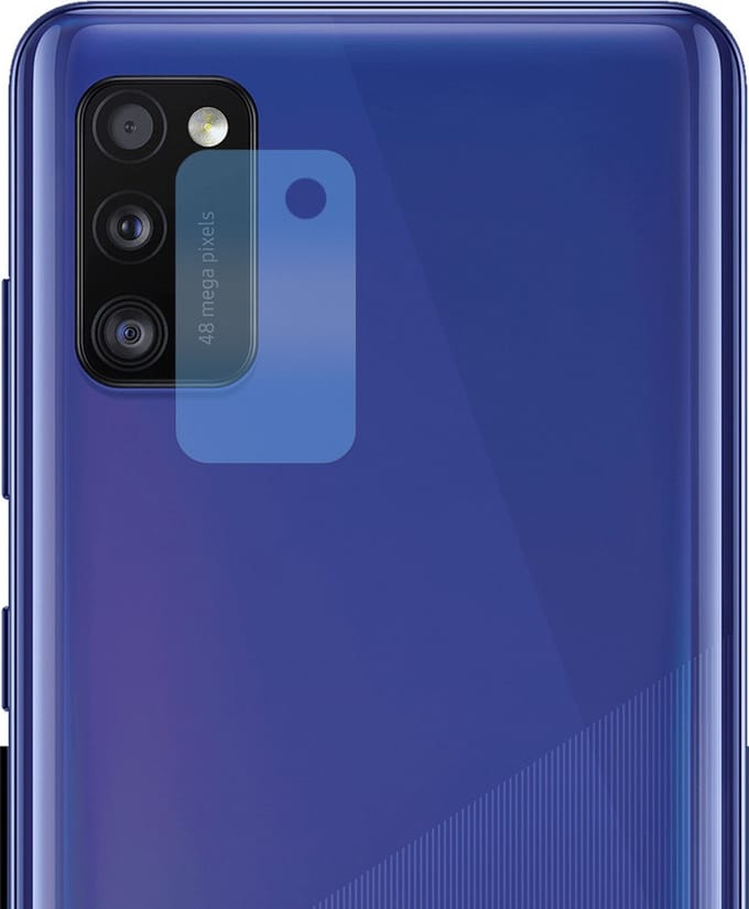 Camera Lens Protector Geschikt voor Samsung Galaxy A41 - Extra Sterk - Camera Screenprotector Beschermglas - Gehard Glas - Tempered Glass - Screen Protector