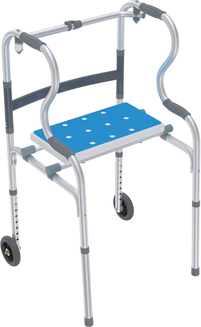 ACXIN Opvouwbare Rollator - Ergonomische Greep - 76–94 cm - Wit