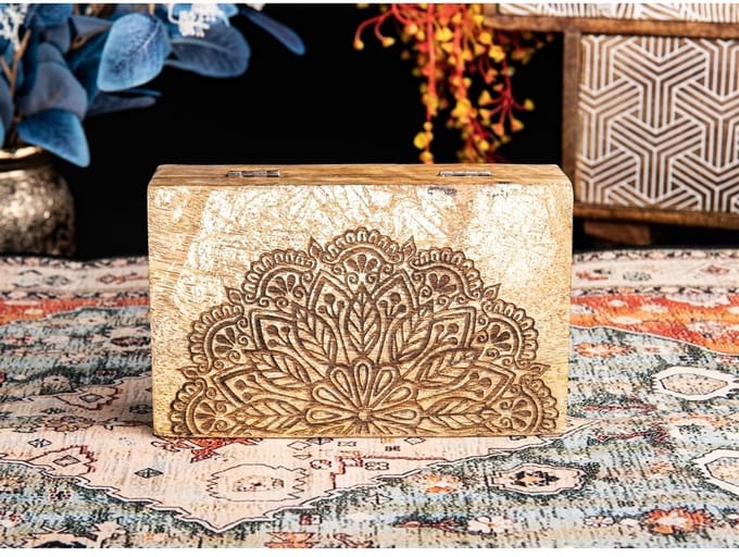 Mandala houten box