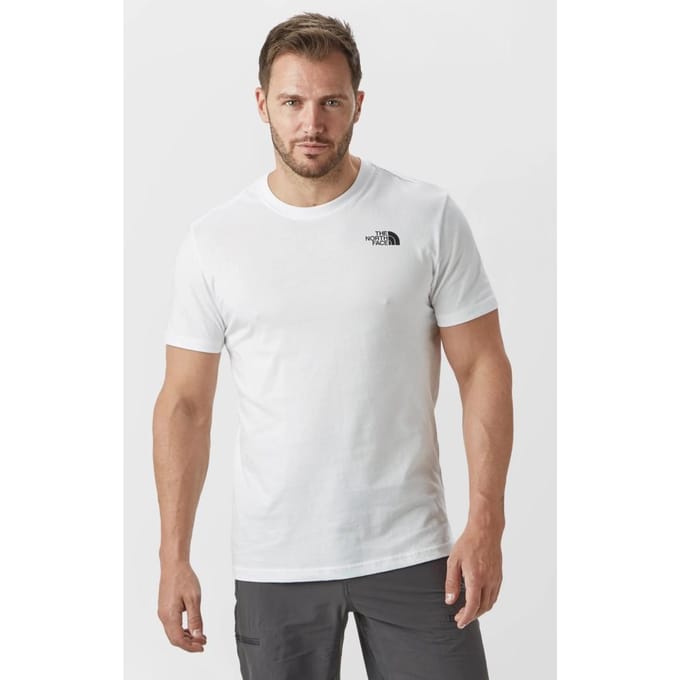 The North Face Heren SS Simple Dome T-shirt Wit