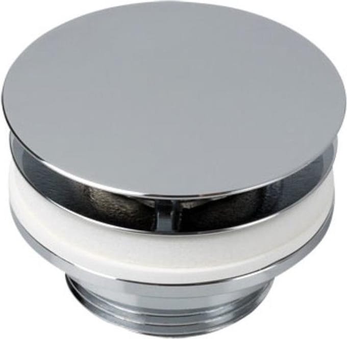 Plieger afvoerplug met push open 5/4 v kraan chroom