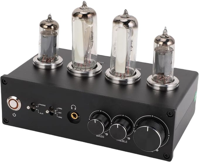 Phono Voorversterker - Audio Versterker - Hifi Stereo - Elektronische Buizen - Compact Formaat