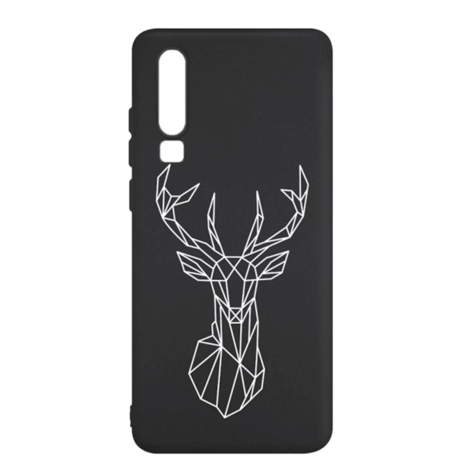 Mocaa Huawei P30 Hoesje Elk Zwart