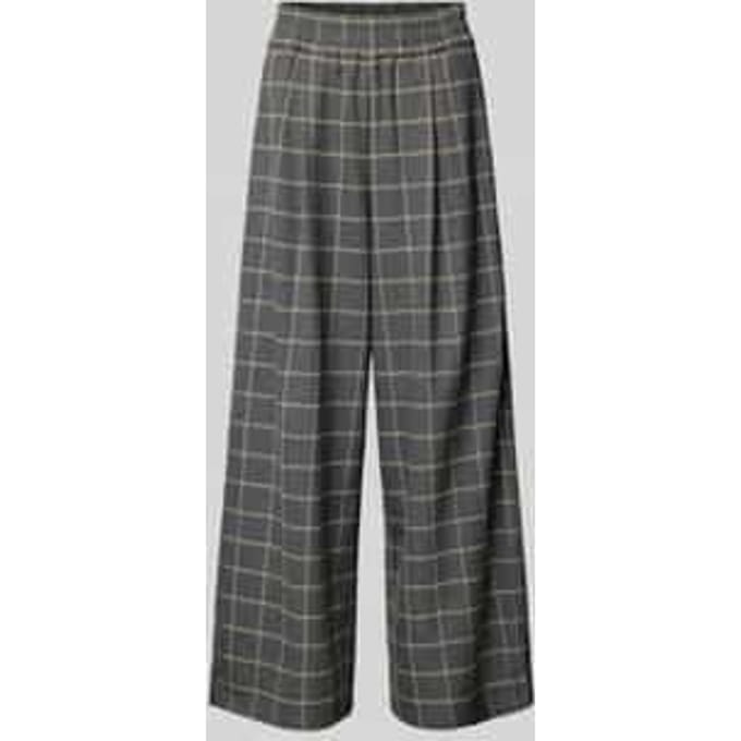 Wide fit broek met viscose
