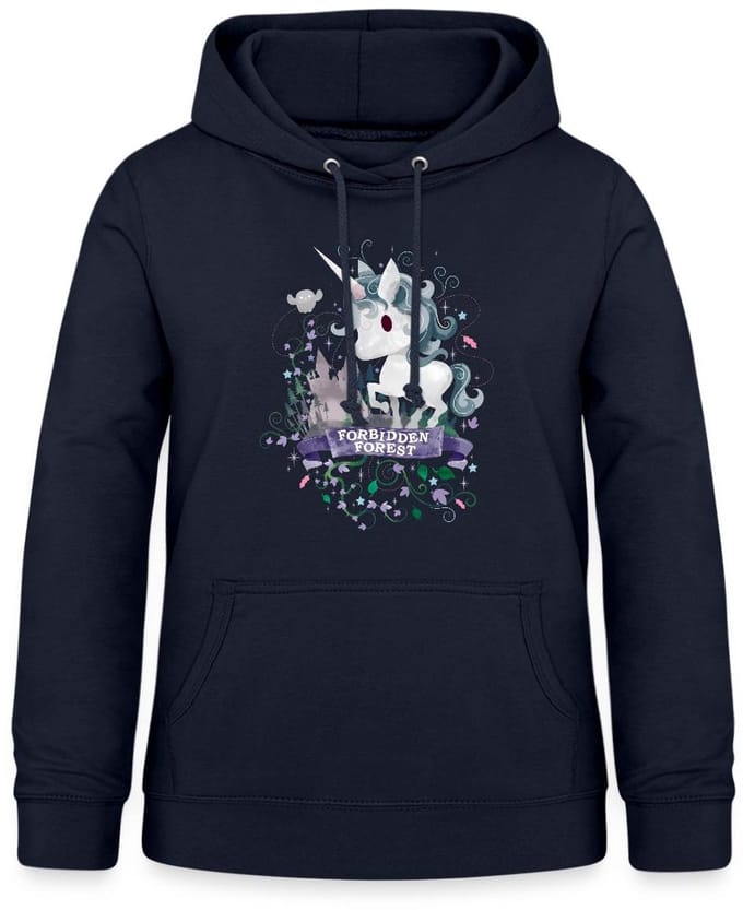 Harry Potter Eenhoorn Verboden Bos Hoodie Dames