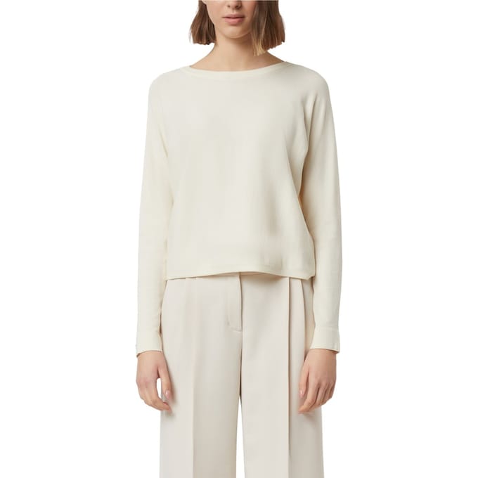Comma Pullovers Offwhite Size: 44 | Long-Sleeved Tops Outlet | Dames | Wit