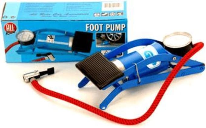 Fietspomp Voetpomp met manometer