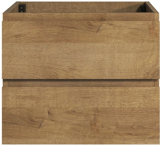 Badplaats Wastafelkast Angela 60 x 48 cm – Eiken – Hangend Wastafelmeubel Met Lades