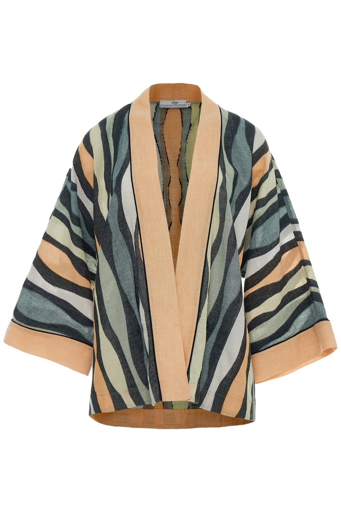 Devotion Twins Classy Kimono Khaki Taglia: M | Accappatoi Outlet | Donna | Marrone
