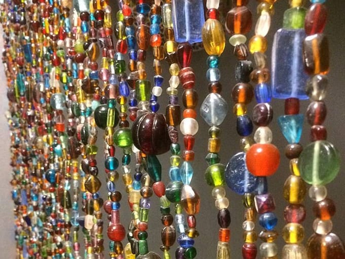 Glaskralengordijn Vliegengordijn multicolour