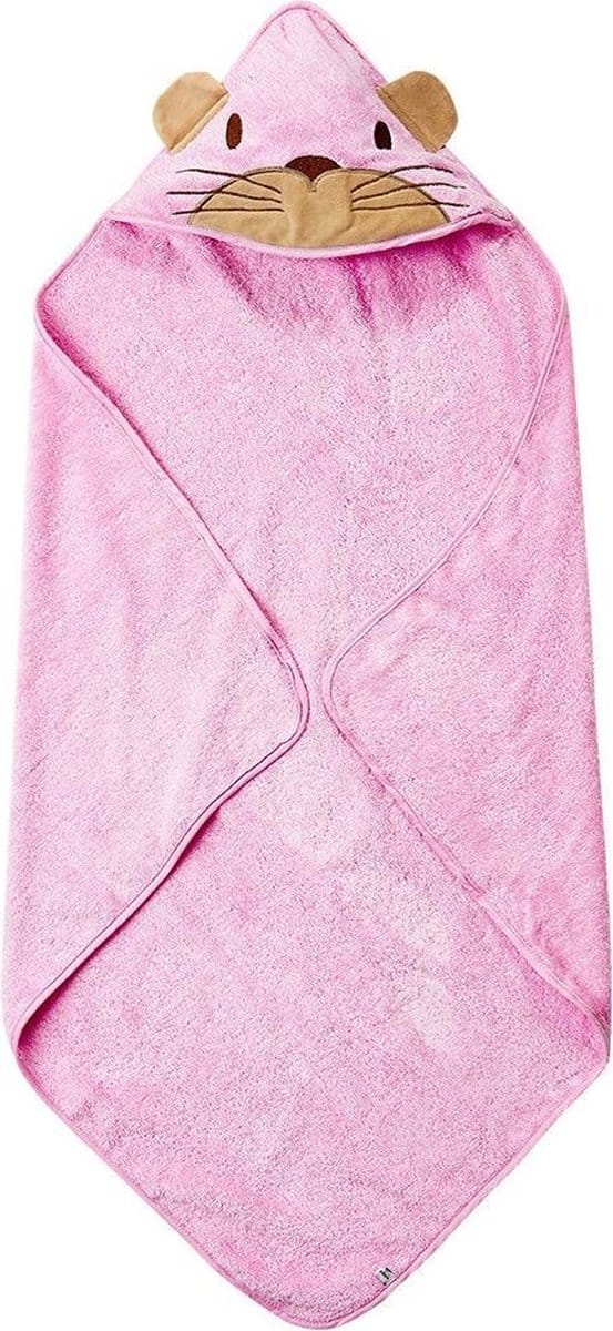 Pippi Badcape 83 X 83 Cm Roze