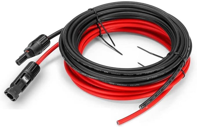 Verlengkabel voor Zonnepaneel 6 mm2 PV Kabel met Koppeling voor Installatie