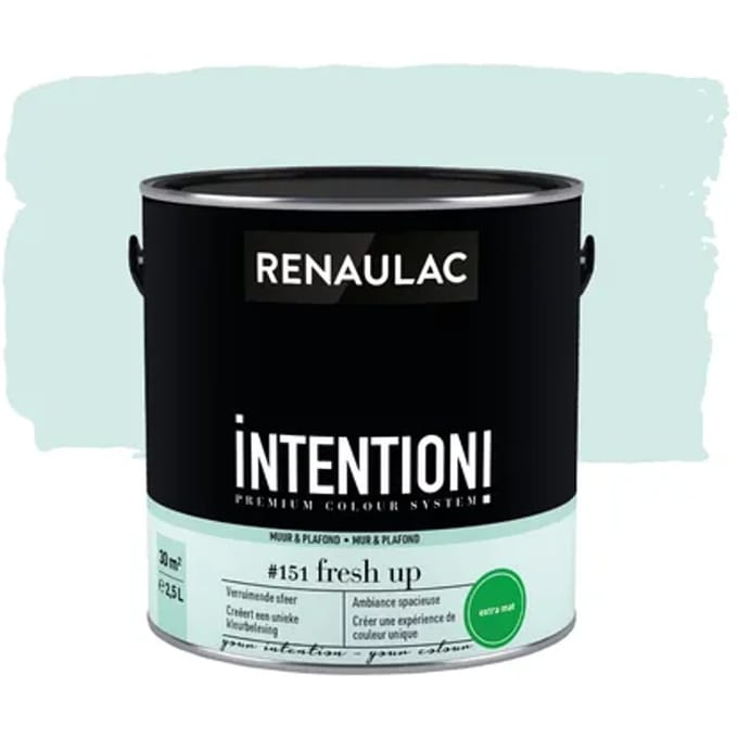 Renaulac Intention Muurverf - Extra Mat - Fresh Up - 2,5l