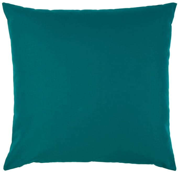Lef uni buitenkussen petrol 60x60cm
