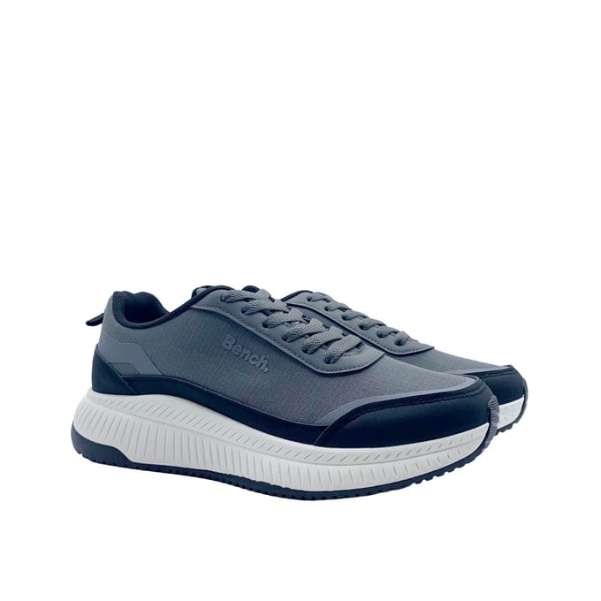 Bench Doverstone Heren Grijs/Zwarte Sneakers
