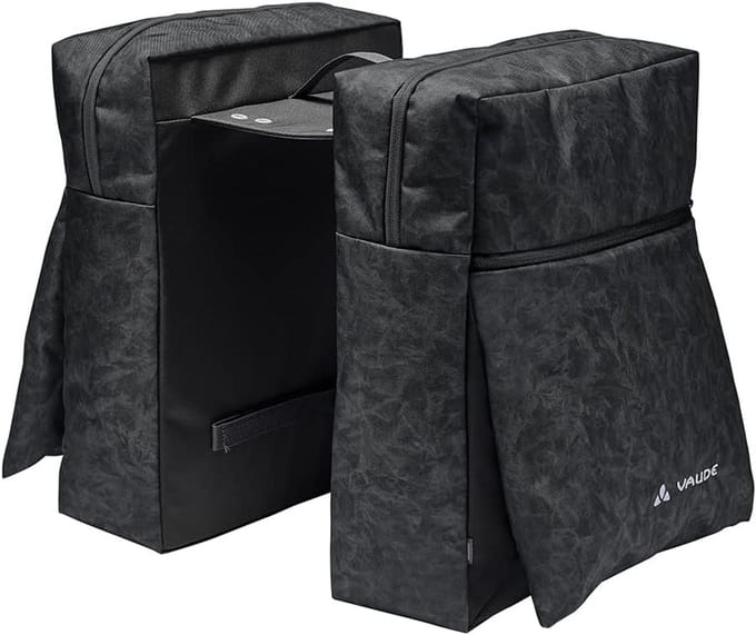 Dubbele achtertas voor fiets - Waterdicht en reflecterend met 48 liter inhoud