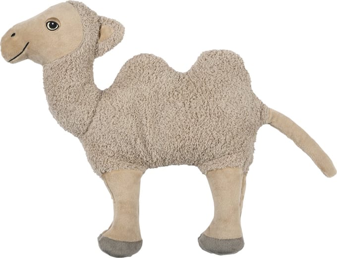 Warmies Warmte/magnetron opwarm knuffel - Kameel - lichtbruin - 34 cm - pittenzak