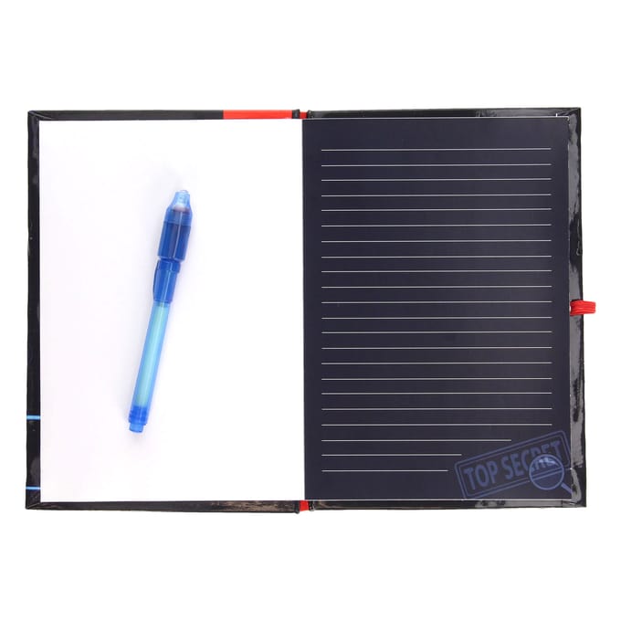 Geheim Logboek met Geheimschrift Pen