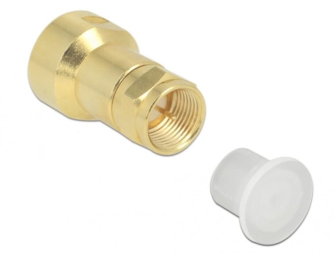 Delock Dust Cover for F plug 10 pieces transparent