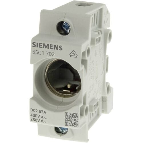 Siemens 5SG1702 Zekeringsokkel Afmeting zekering : D02 15 stuk(s)