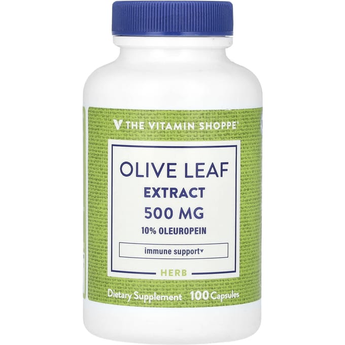 Olijfblad Extract, 500Mg, 100 Capsules