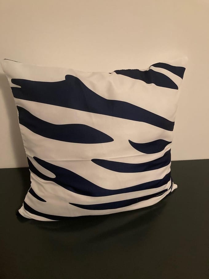 Nordic Geometry Collection Kussenhoes – Dark Blue Edition - 45x45 cm