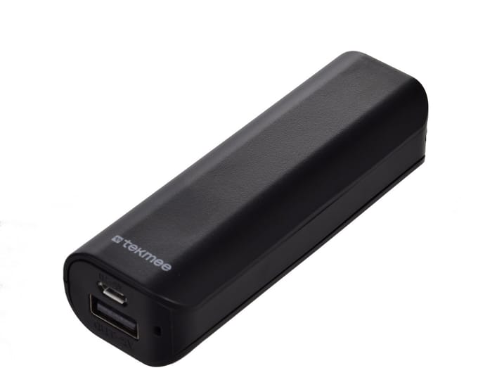 TEKMEE Pocket Powerbank 2200mAh – 1 USB Poort – Draagbare Oplader