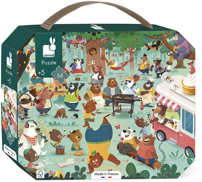 JANOD puzzel Berenfamilie 5jr+ / 54 stks