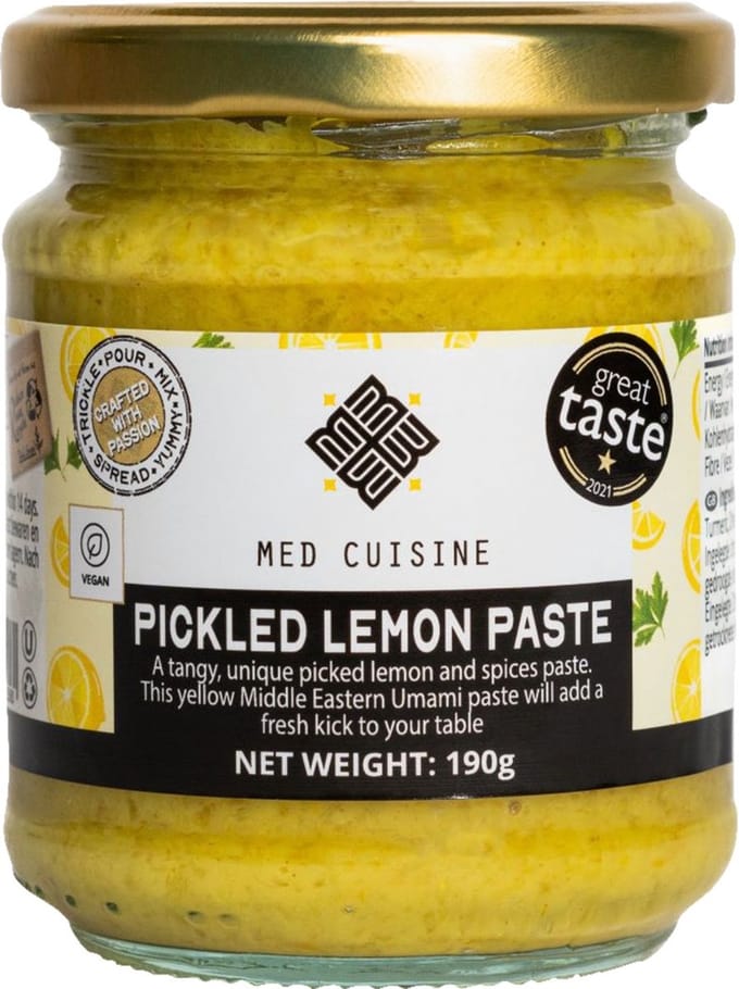 MED CUISINE Ingemaakte citroen pasta - 190 gram
