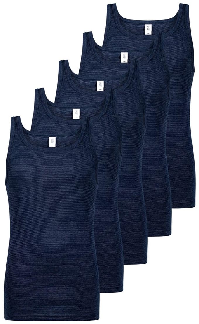ESGE Heren onderhemd 5 pack - Fijnrib Jeans