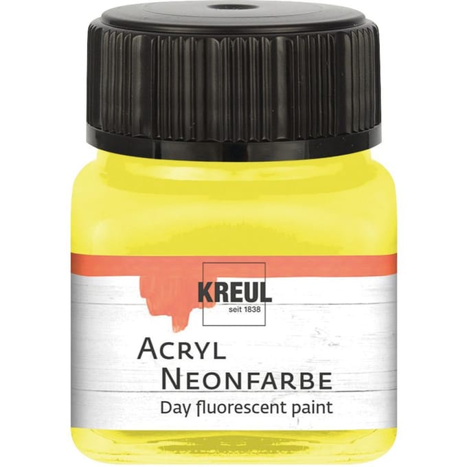 KREUL acryl Neonverf, 20 ml - Neon-Geel