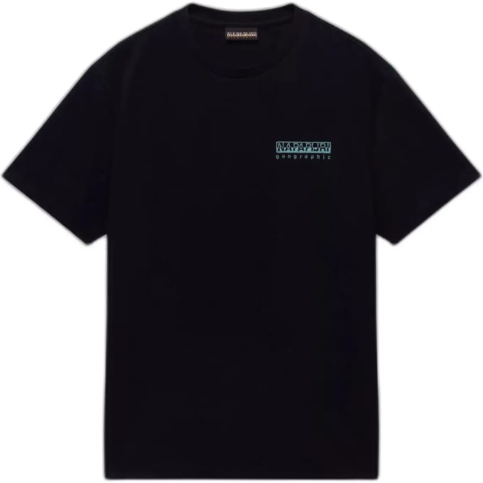 Geographic TShirt Short Sleeve Crew Neck - Black Shirts