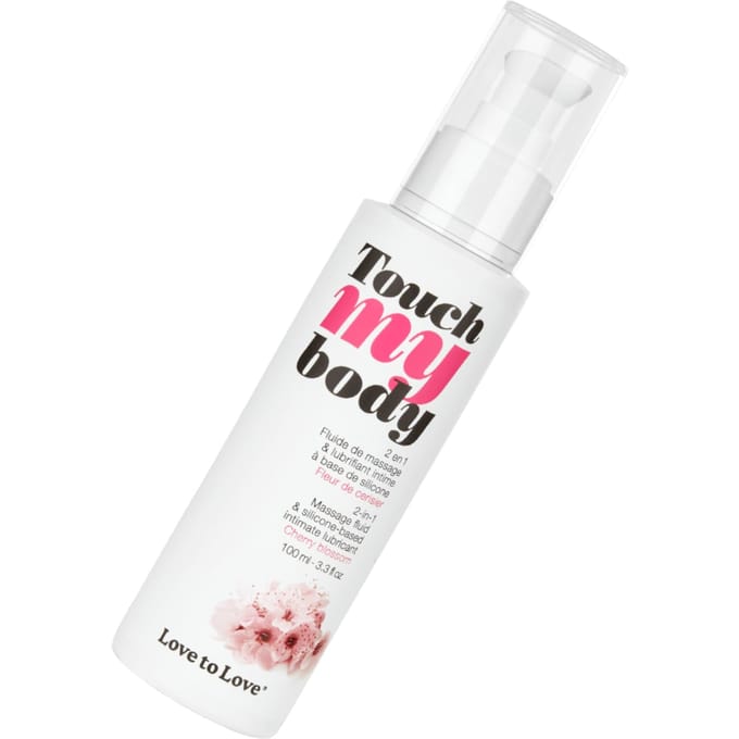 Touch my Body Glijmiddel en massageolie in 1 Kersenbloesem