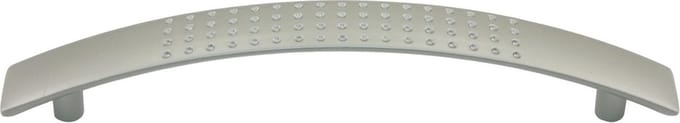 Starx Greep perfo - gebog - 128mm - RVS-kleur