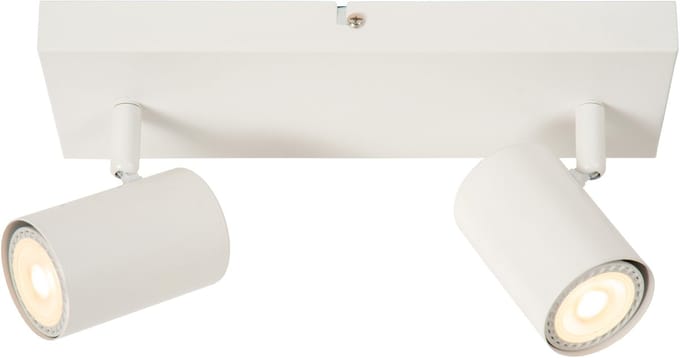 Lucide AMIGO - Plafondspot (Plafondlamp) - 2xGU10 (MR16) - Wit