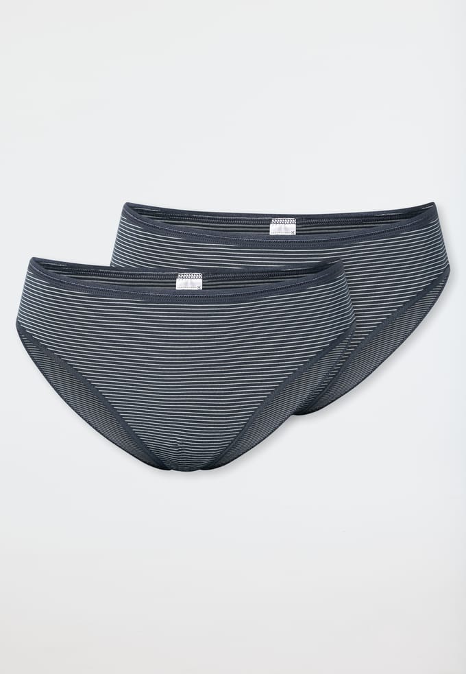 Schiesser 2PACK Tai - Modal Essentials - Dames Onderbroek - nachtblauw