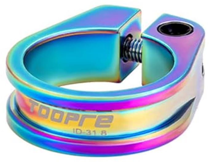 Aluminium Quick Release Fiets Seat Klem 31.8mm - Multicolor voor Mountainbike