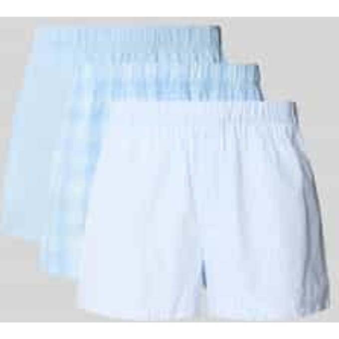 Jack & Jones Heren wijde boxershorts geweven katoen jacmilano 3-pack lichtblauw