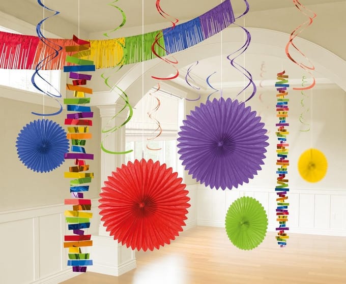 Amscan Feestdecoratieset Multicolour 18-delig