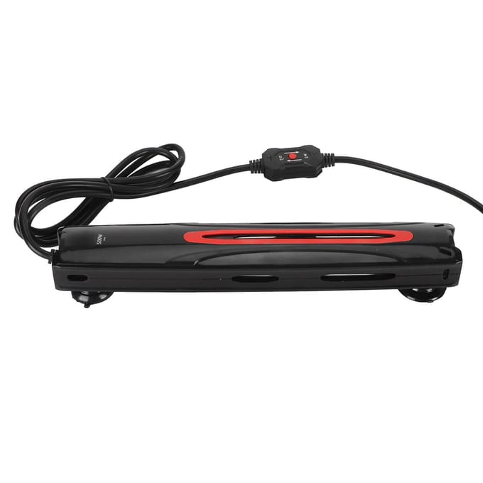 Chauffage d'aquarium automatique 500W avec affichage numérique LED Fréquence variable IPX6 Étanche Poisson black