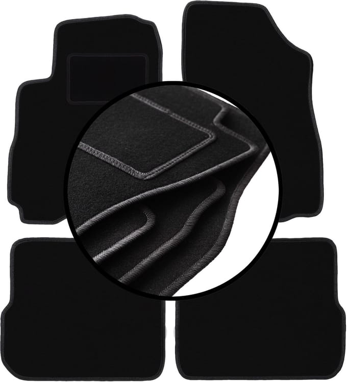 Complete set veloursmatten voor: Mitsubishi Outlander I SUV (2001-2006)