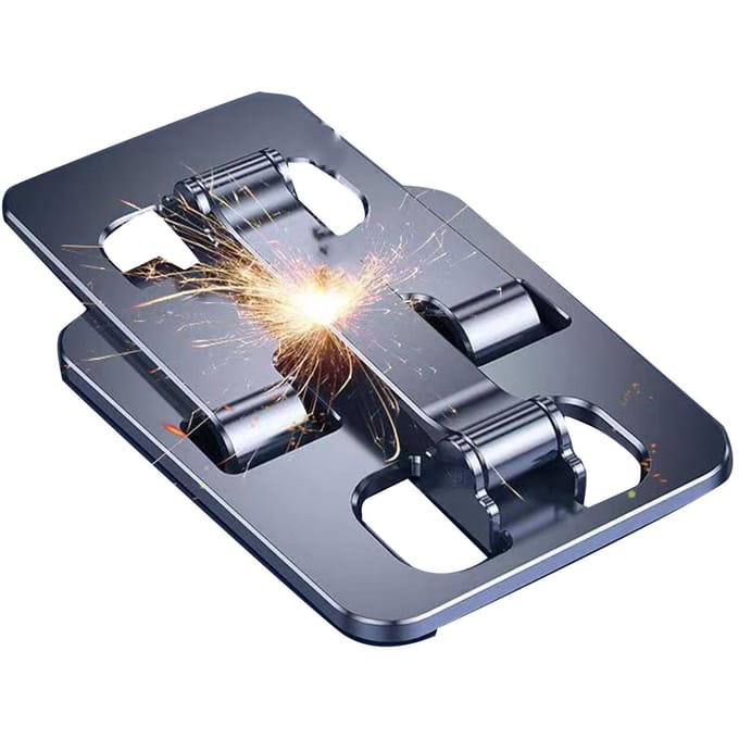Mobiele Telefoonhouder Verstelbare Hoek Opvouwbare Mobiele Telefoon Standaard Desktop Tablet Standaard voor Thuis Reizen grijze kleur