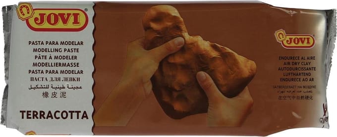 Jovi Klei - 500 gram - zelfhardend - terracotta - boetseer speelgoed