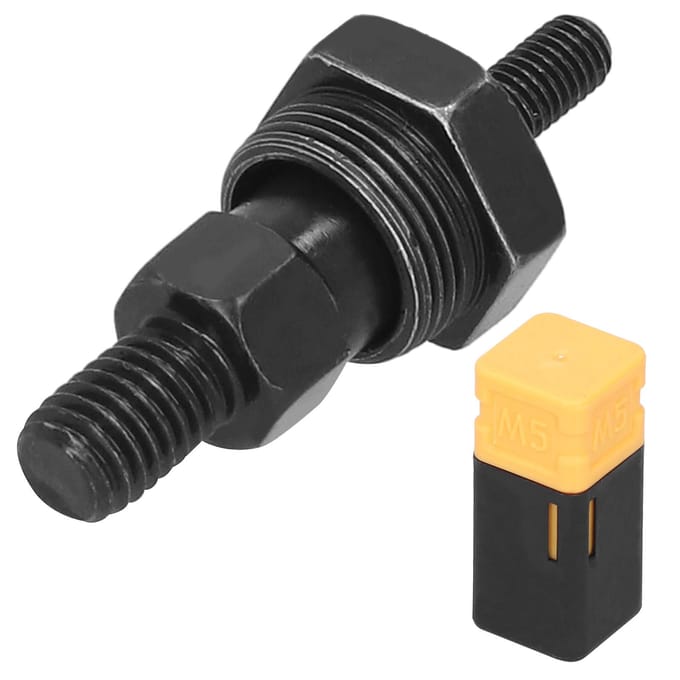 M5 Handmatige Moernietpistool Tips Gelegeerd Staal Doorn en Neusstuk Onderdelen Accessoire black