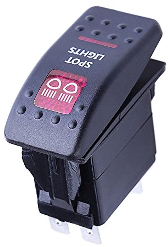 12V 20A LED Tuimelschakelaar Waterbestendig voor Auto, Vrachtwagen en Boot