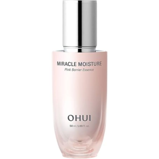 O HUI Miracle Moisture Pink Barrier Essence 50ml Boutique Coréenne Luxe white