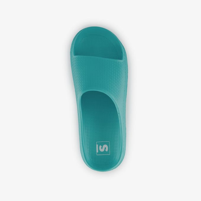 Dames badslippers aqua blauw - Maat 41