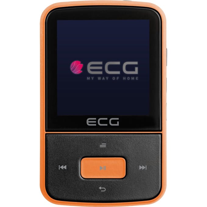 ECG PMP 30 8GB Black&Orange, mp4-speler, Tot 26 uur