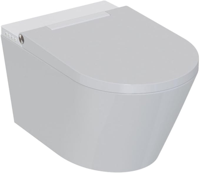 QeramiQ Luma douche-wc – verwarmde zitting & föhn – glans wit