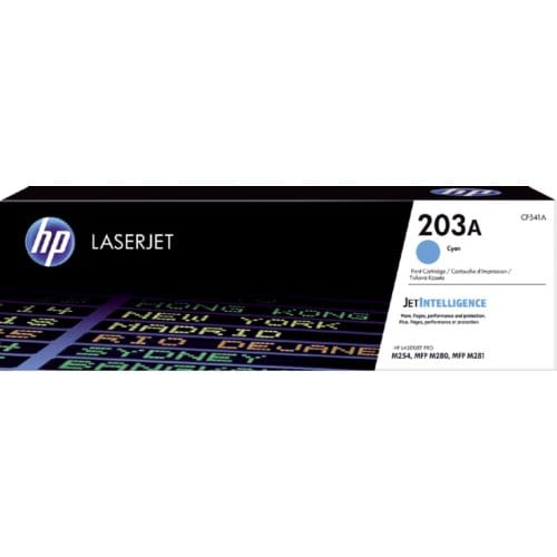 Tonercartridge hp cf541a 203a blauw